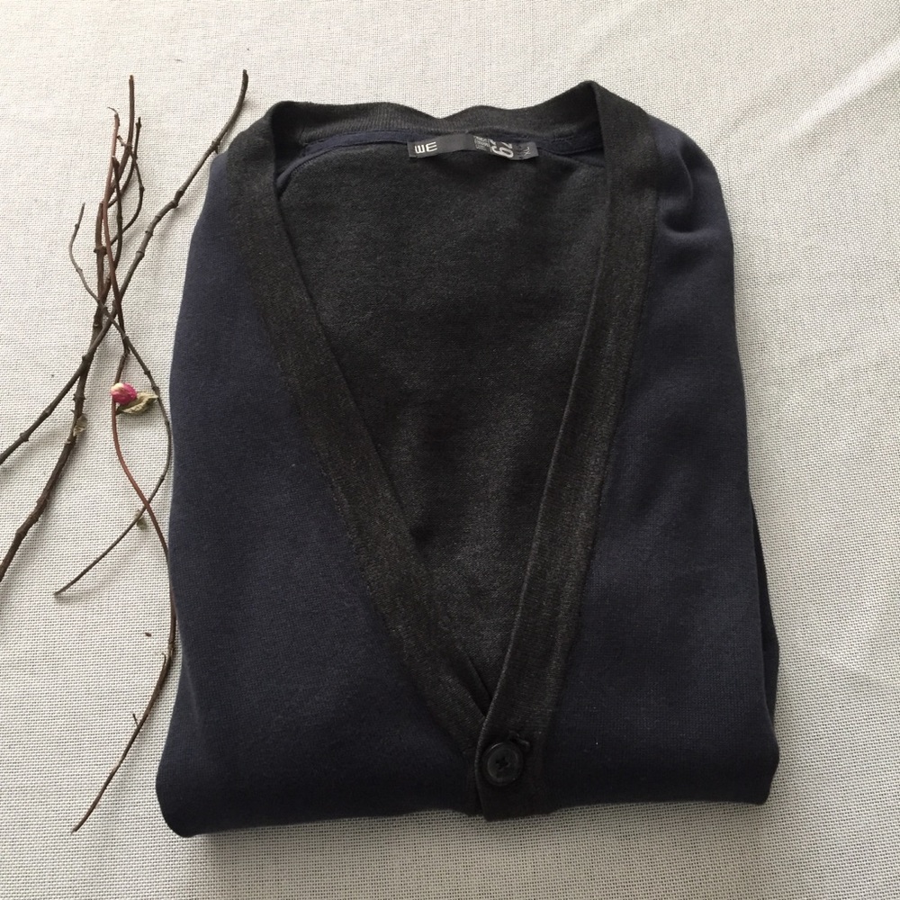 V-Neck Button Up Men’s Cardigan